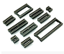 Conector de soquete dip, 10 peças, soquete de soquete ic dip6/dip8 dip14 di16 dip18 dip20 dip24 dip28 dip40 2024 - compre barato