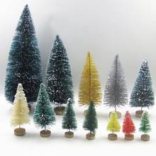 1 Pcs Diy Christmas Tree Small Pine Tree Mini Trees Placed In The Desktop Home Decor Christmas Decoration Kids Gifts 2024 - buy cheap