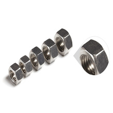 304 Stainless Steel Hex Nuts Sliver Hexagon Nuts DIN934 M1.6/M2/M2.5/M3/M4/M5/M6/M8/M10/M12/M14/M16/M18/M20/M22/M24 2024 - buy cheap