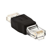 USB Type A USB 2,0 гнездовой разъем Ethernet штекер адаптер конвертер Разъем Новое поступление 2024 - купить недорого