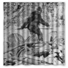 Novelty Item!Hot Anime_Bigfoot&Sasquatch Background Printed Waterproof Polyester Shower&Bath Curtain( 180X180CM) 2024 - buy cheap