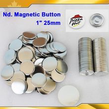 1" 25mm 100 Sets NEW Professional Fridge Dialog Box Nd. Magnet Metal Back Button Maker Supply Materials 2024 - buy cheap