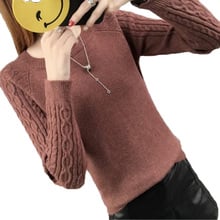 New Casual Knitted Sweater Women  Autumen Winter Women Sweaters And Pullovers Female tricot Jumper Pull Femme 2024 - buy cheap