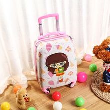 New Cartoon Children Rolling Luggage Wheeled bag 18 inch Kids Suitcase Boy Girl Carry-Ons ABS Luggage students Trolley suitcase 2024 - buy cheap