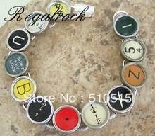 Regalrock Fashion Typewriter Punctuation Key Bracelet 2024 - buy cheap