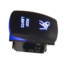 EE. UU. Soporte 12V 20A azul LED COCHE Auto impermeable interruptor de palanca luz Rock ventas 2024 - compra barato