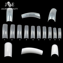 500 Натуральные Французские Акриловые искусственные накладные ногти накладные акриловые накладные ногти для французского дизайна ногтей накладные ногти инструменты для макияжа 2024 - купить недорого