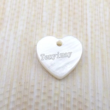 Wholesale 100pcs Heart Shell Charms, Heart Shape Shell Earring Pendants, Fashion Shell Jewelry Accessory 2024 - buy cheap