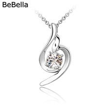 Женское простое ожерелье с подвеской BeBella, ожерелье с чешскими кристаллами, подарок 2024 - купить недорого