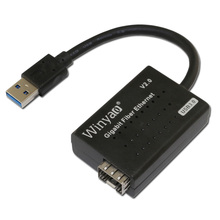 SFP NIC Fiber Channel Gigabit Ethernet to USB3.0 Adapter Chipset RTL8153 2024 - buy cheap