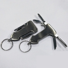 1pcs Repair Tool EDC equipment Portable 4 in 1 Multi-tool Outdoor bottle opener screwdriver keyring for Hiking camping FW033 2024 - buy cheap