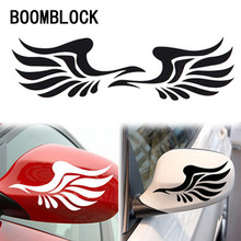 1Pair Car Styling Rearview mirror decorative wings sticker for Abarth Fiat 500 BMW E60 E36 E34 Mercedes Benz W204 Volvo XC90 2024 - buy cheap