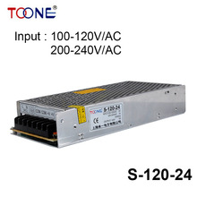 S-120-24 Power suply 24v 120w ac to dc power supply 120W 24V 5A ac dc converter power supply unit 2024 - buy cheap