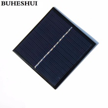 HUHESHUI 1W 6V Polycrystalline Solar Panel Solar Cell Module DIY Solar Charger Epoxy Education Kits 82*85*3MM 2pcs Free Shipping 2024 - buy cheap