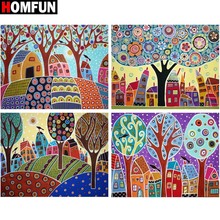 HOMFUN Full Square/Round Drill 5D DIY Diamond Painting "Cartoon tree" 3D Embroidery Cross Stitch 5D Home Decor Gift 2024 - buy cheap