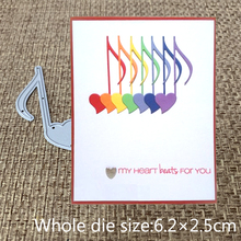 XLDesign Craft Metal Cutting Dies cute heart love musical note Scrapbooking Paper Card Craft Album DIY Embossing Die Cuts 2024 - buy cheap
