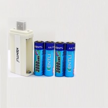 4pcs/lot 3000mWh AA battery 1.5V AA rechargeable battery camera battery lithium polymer battery 2024 - buy cheap