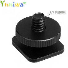 10pcs/lot 1/4" Tripod Mount Screw with one Layer to Flash Hot Shoe Adapter Holder Mount Photo Studio Accessories 2024 - buy cheap