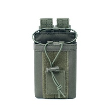 Molle bolsa tática de passeio, bolsa militar tática de material náilon 1000d com pingente, bolsa para esporte, rádio, walkie talkie 2024 - compre barato