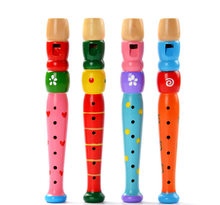 Brinquedos com trompete em madeira colorido, brinquedo educacional para crianças, com capuz, trompete de madeira colorida, presente para crianças, instrumentos musicais 2024 - compre barato
