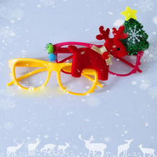 Светящиеся солнцезащитные очки, светодиодные рождественские Мультяшные очки светильник мигающие свадебные сувениры, подарки на день рождения, товары для взрослых и детей 2024 - купить недорого