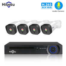 Hiseeu 8CH 1080P POE NVR CCTV Security System 4PCS 2.0MP Audio Record IP Camera IR P2P Outdoor Video Surveillance Kit 1TB HDD 2024 - buy cheap