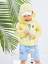 HOT! Crianças novas do verão Protetor Solar roupas das meninas dos meninos hoodies frescos Confortáveis Ultrafinos rash guards bebê camisolas tops Criança 2024 - compre barato