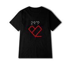 Camiseta de manga curta unissex, camiseta de verão estilo masculino e feminino 2 para concerto com o mesmo nome impresso, gola redonda para fãs kpop 2024 - compre barato