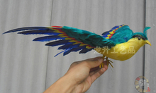 Urraca de juguete colorida de simulación creativa, alas de polietileno y pelo, modelo de Urraca de juguete, alrededor de 30cm, 0995 2024 - compra barato