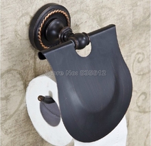 Acessório do banheiro Wall Mount Petróleo Friccionada Preto Bronze suporte do Papel Higiénico Suporte de Rolo de Wba215 2024 - compre barato