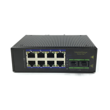 Managed industrial PoE Switch Dual power PoE Switch DIN-Rail Terminal Gigabit 10/100/1000Mbs 8-port RJ45 industrial 2024 - buy cheap