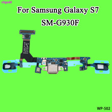 Substituição De Carregamento Cabo Flex para Samsung Galaxy S7 borda S7edge G935F G930F Microfone USB de Carregamento Porta Do Conector Dock para S7 2024 - compre barato