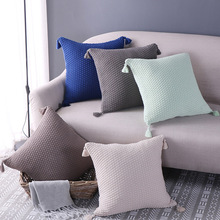 New knit Cushion Cover Pillow acrylic pure tassel cute rabbit home sofa bed room child babay beauty Dec wholesale FG825 2024 - buy cheap