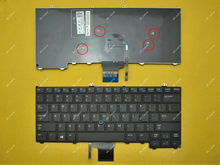 Novo teclado inglês americano para laptop dell latitude e7440 e7420 e7240 preto com ponto stick win8 2024 - compre barato