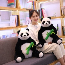 50cm Cute Simulation Bamboo Panda Bear Soft Plush Doll Lifelike Stuffed Animals Shaped Toys Decor Baby Kids Girls Gift 2024 - buy cheap