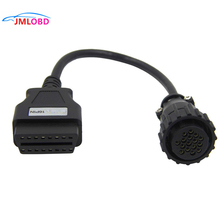 For Scan-a 16Pin Truck Connector 16 Pin to OBDII 16Pin Female OBD2 Extension Cable For Sca-nia 16Pin to 16pin OBD female 2024 - buy cheap