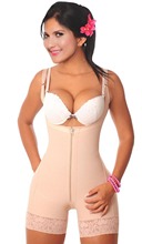 Cinta modeladora feminina, corset afinador de silhueta com zíper 2024 - compre barato