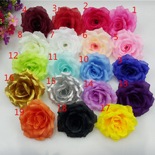 (100 pcs/Lot) 19 color 10cm Artificial Rose Silk Flower Heads for Wedding Party Decorative Flowers Christmas Home decoration 2024 - buy cheap