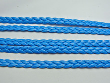 32.8 Feet Blue Flat Braided  Leatherette String Jewelry Cord Flat Woven 5X1mm 2024 - buy cheap
