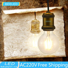 Светодиодная лампа накаливания E27 G80 3 Вт, домашний декор светодиодный Светодиодная лампа, бесплатная доставка, 2200 к, желтая Светодиодная лампа Эдисона, светильник ПА с прозрачным стеклом, 220 В переменного тока, 110 В 2024 - купить недорого