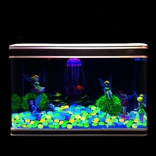 Glow In The Dark Sand Garden Stone Fish Tank Fish Tank Decoration Artificial Stone Aquarium  Pebbles Craft Ornament Garden 2024 - buy cheap