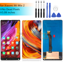 Pantalla lcd para Xiaomi Mi Mix 2, montaje de digitalizador con pantalla táctil de repuesto para Xiaomi Mi Mix 2 con piezas de reparación de Marco 2024 - compra barato