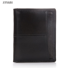 men's Genuine Leather purse mens wallet male money purses  Card Case  ID Card Holder Men Wallets Purses 2024 - buy cheap