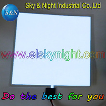 Súper brillante color blanco alta calidad 10x10cm EL contraluz, EL Panel + 12V inversor + envío gratis 2024 - compra barato