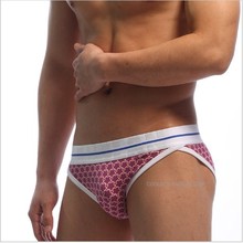 Free shipping Men's briefs underwear fashion cotton briefs low-waist sexy floral briefs 2 colors S M L XL 2024 - buy cheap