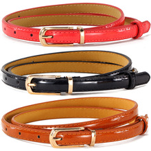 Candy Color Metal Buckle Thin Casual Belt For Women Leather Belt Female Straps Waistband For Apparel Accessories 2024 - buy cheap