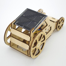 Solar criativo DIY Modelo de Carro De Brinquedo De Madeira Quebra-cabeças para Crianças Presentes Brinquedos Educativos de Desktop Decorações 2024 - compre barato
