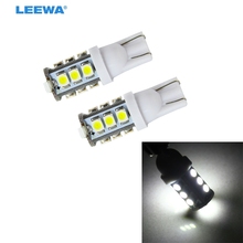 LEEWA 200PCS  High Power White T10 W5W 194 168 1210 10 SMD 10 LED Wedge Car LED light Bulbs DC 12V #CA928 2024 - buy cheap