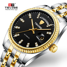 Tevise Men Watch Top Brand Luxury Gold Mens Automatic Mechanical Watches Men Wristwatches Male Clock Relogio Masculino Gift box 2024 - buy cheap