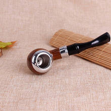 1 Pcs Wood Smoking Pipe Handmade Tobacco Pipe Portable Herb Tobacco Pipes Grinder Smoke Best Gift for Smoker 2024 - buy cheap